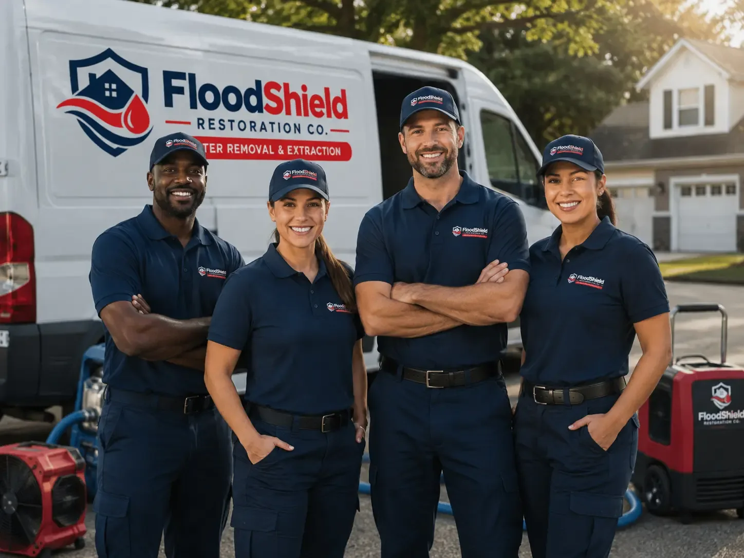 Flood Damage Restoration company in Wild Rose, WI